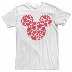 Big & Tall Disney Mickey & Friends Valentine's Day Mickey Heart Fill Tee