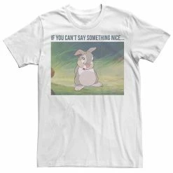 Big & Tall Disney Bambi Thumper "If You Can't Say Something Nice" Tee