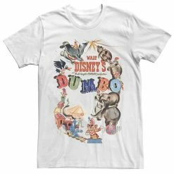 Big & Tall Disney Dumbo Vintage Movie Poster Tee