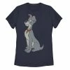 Juniors' Disney Lady And The Tramp Simple Portrait Graphic Tee -Disney Sales Store unnamed file 4943