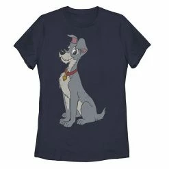 Juniors' Disney Lady And The Tramp Simple Portrait Graphic Tee