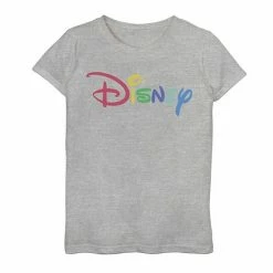 Disney Girls 7-16 Rainbow Logo Graphic Tee Mint -Disney Sales Store unnamed file 4949
