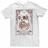 Big & Tall Disney Mickey And Friends Mickey & Minnie Mouse Tarot Card Tee -Disney Sales Store unnamed file 4967