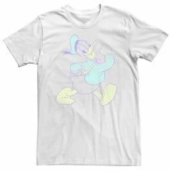 Big & Tall Disney Mickey And Friends Donald Duck Neon Portrait Tee