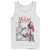 Men's Disney Mulan Comic Panels Tank Top -Disney Sales Store unnamed file 4981
