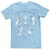 Men's Disney Frozen Olaf Once Upon A Snowman Poster Tee -Disney Sales Store unnamed file 4990