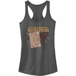 Juniors' Disney Hocus Pocus Binx And The Book Portrait Tank Top