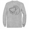 Men's Disney's The Lion King Simba Cave Painting Long Sleeve Tee -Disney Sales Store unnamed file 5004