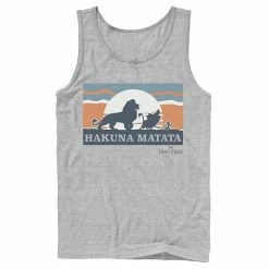 Men's Disney The Lion King Retro Hakuna Matata Trio Silhouette Tank