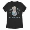 Disney's Frozen Elsa In My Element Snowflakes Juniors' Graphic Tee