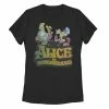 Juniors' Disney Alice In Wonderland Mad Tea Party Movie Poster Graphic Tee