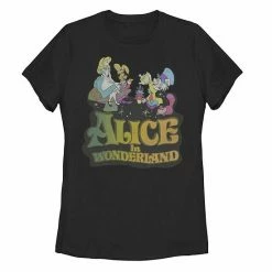 Juniors' Disney Alice In Wonderland Mad Tea Party Movie Poster Graphic Tee