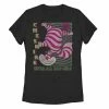 Juniors' Disney Alice In Wonderland Cheshire Cat We're All Mad Here Graphic Tee -Disney Sales Store unnamed file 5022