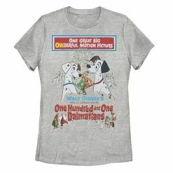 Juniors' Disney 101 Dalmatians Movie Promotion Graphic Tee
