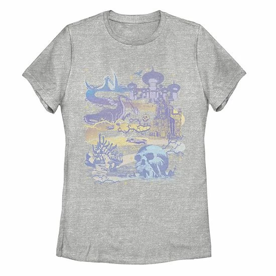 Juniors Disney Villains Map Tee Juniors Disney Villains Map Tee -Disney Sales Store unnamed file 5032