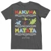 Men's Disney The Lion King Colorful Hakuna Matata Boho Poster Tee -Disney Sales Store unnamed file 5053