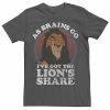 Men's Disney The Lion King The Lion's Share Of Brains Tee