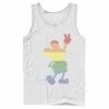 Adult Disney Mickey And Friends Pride Rainbow Stripe Mickey Tank