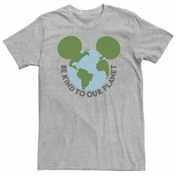 Big & Tall Disney Mickey & Friends Mickey Mouse "Be Kind To Our Planet" Globe Tee