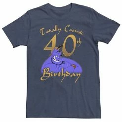 Big & Tall Disney Aladdin Genie Totally Cosmic 40th Birthday Tee