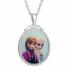 Disney Frozen "Best Sisters" Oval Pendant Necklace -Disney Sales Store unnamed file 516