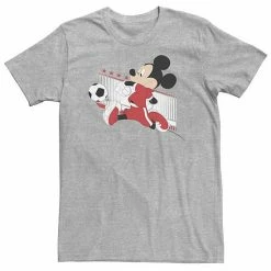 Big & Tall Disney Mickey Mouse Swiss Soccer Uniform Portrait Tee