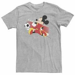 Big & Tall Disney Mickey Mouse Belgium Soccer Uniform Portrait Tee