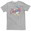Big & Tall Disney Donald Duck Red Cursive Text Logo Portrait Tee -Disney Sales Store unnamed file 5190