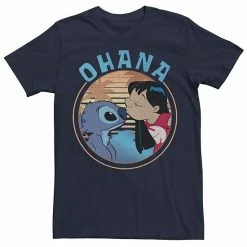 Big & Tall Disney Lilo & Stitch Ohana Portrait Tee