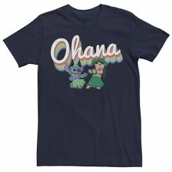 Big & Tall Disney Lilo & Stitch Pride Ohana Rainbow Tee