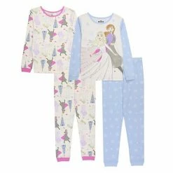 Disney's Frozen Girls 4-8 "Frozen Fun" 4-Piece Pajama Set