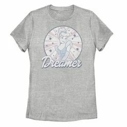 Juniors' Disney Cinderella Dreamer Pop Art Tee