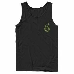 Men's Disney Villains Maleficent Pocket Outline Tank Top