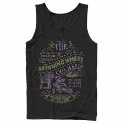 Men's Disney Sleeping Beauty The Spinning Wheel Poster Tank Top