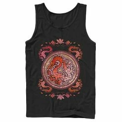 Men's Disney Stained Glass Dragon Emblem Tank Top