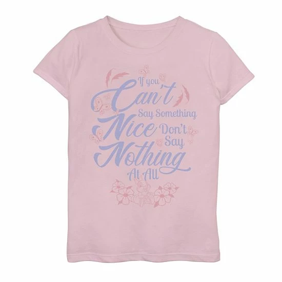 Disney's Bambi Girls 7-16 If You Can't Say Something Nice Quote Graphic Tee White Disney's Bambi Girls 7-16 If You Can't Say Something Nice Quote Graphic Tee White -Disney Sales Store unnamed file 5361