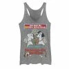 Juniors' Disney 101 Dalmatians Movie Promotion Graphic Tank Gray Heather -Disney Sales Store unnamed file 5363