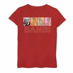 Disney's Bambi Girls 7-16 Group Shot Box Up Graphic Tee White -Disney Sales Store unnamed file 5367