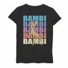 Disney's Bambi Girls 7-16 Name Stack Portrait Graphic Tee Black -Disney Sales Store unnamed file 5369