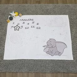 Disney's Dumbo Milestone Baby Blanket -Disney Sales Store unnamed file 537