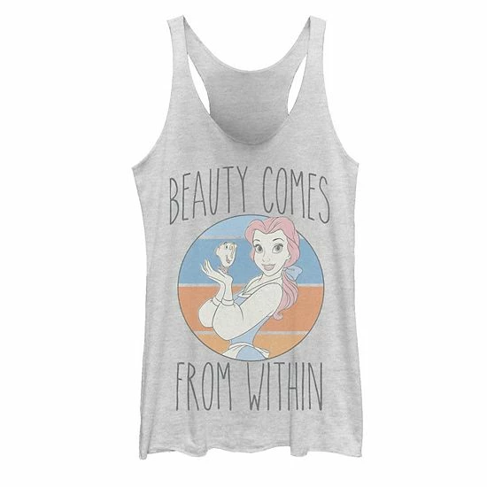 Juniors Disney Beauty and the Beast Retro Belle Beauty From Within Tank Juniors Disney Beauty And The Beast Retro Belle Beauty From Within Tank -Disney Sales Store unnamed file 5372