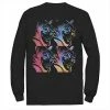 Men's Disney Villains Sleeping Beauty Maleficent Stencil Panels Long Sleeve Tee -Disney Sales Store unnamed file 5418