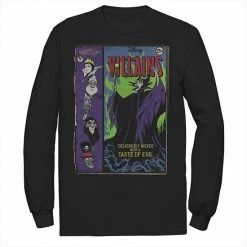 Men's Disney Villains Deliciously Wicked Comic Long Sleeve Tee