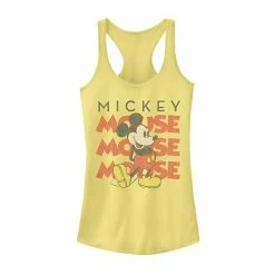 Juniors' Disney Mickey And Friends Mickey Mouse Racerback Graphic Tank Top