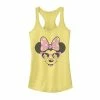 Disney's Mickey And Friends Minnie Mouse Sunglasses Portrait Juniors' Racerback Graphic Tank Top