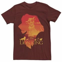 Men's Disney The Lion King Simba Silhouette Pride Logo Tee