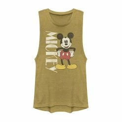 Disney's Mickey And Friends Mickey Vintage Stance Juniors' Muscle Graphic Tank Top