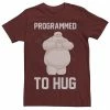 Men's Disney Big Hero 6 Baymax Programmed To Hug Valentine's Day Tee -Disney Sales Store unnamed file 5493