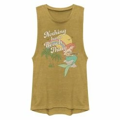Juniors' Disney's The Little Mermaid "Nothing But A Beach Thing" Muscle Tank Top