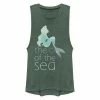 Juniors' Disney's The Little Mermaid "Heart Of The Sea" Muscle Tank Top